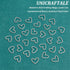 UNICRAFTALE 30Pcs 10.5mm Long 201 Stainless Steel Linking Rings Laser Cut Asymmetrical Heart Links Love Closed Jewelry Connectors Hollow Ring Conn...