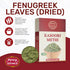 Spicy World Dried Fenugreek Leaves (Kasoori Methi) 3.5oz Box (100g) - All Natural | Vegan | Gluten Friendly | NON-GMO | Indian...