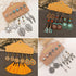 45 Pairs Bohemian Vintage Drop Dangle Earrings Set for Women, Fashion Boho Earrings National Style Tassel Eardrop Hollow Bronze Waterdrop Leaf Jew...