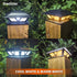 SIEDiNLAR Solar Post Lights Outdoor 2 Modes LED Deck Fence Cap Light for 4x4 5x5 6x6 Posts Patio Garden Decoration Warm White/Cool White Lighting ...