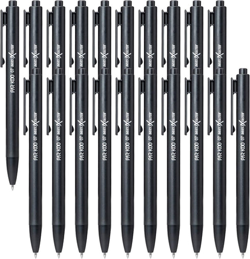 ParKoo Gel Pens Quick Dry Ink Fine Point 0.7mm, Retractable Rolling Ball Black Ink Pen, Clicker Pens Set for Journaling Notetaking Drawing Sketchi...