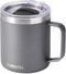 SUNWILL Travel Coffee Mug with Lid, Insulated Tumbler with Handle, 14 oz Stainless Steel Cup for Ice, Water, Tea, Powder Coated Cool Grey...
