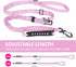 IOKHEIRA Dog Leash, Dog Leash for Large Dogs, Multifunctional Dog Leashes for Medium Dogs, Adjustable Dog Leash with Car Seatbelt, 4-6 FT Strong B...