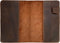 Hide & Drink, Rustic Cover for Leuchtturm A6 Hardcover Notebook (3.6 x 5.9 in. Notebook Not Included) Full Grain Leather, Handmade, Bourbon Brown...