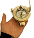 Sundial Compass Solid Brass Sun Dial...