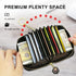 CONISY Cute Credit Card Holder for Women, Small Leather Zipper RFID Card Case Wallet with Removable Keychain...