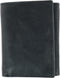 CTM® Men's American Bison Leather RFID Trifold Wallet, Black...