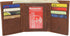 MARSHAL RFID Blocking Cross Genuine Leather Bifold Trifold Wallet for Men (Trifold)...