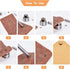 PH PandaHall 20 sets Boot Hooks Brass Shoes Eyelets Buckles Boot Lace Hooks Press Stud Tools with Rivets Shoe Repair Kit for Climb Hiking Shoes Wo...