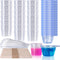 LET'S RESIN Epoxy Mixing Cups Kit,200Pcs, Plastic, 30ml Disposable Measuring Cups,50 Wooden Stirring Sticks, Dropper for Paint Mixing, Jewelry Mak...