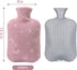Hot Water Bottle with Soft Cover, 2L Hot Water Bag for Menstrual Cramps, Neck and Shoulder Pain Relief, Hot and Cold Therapies, Hand Feet Warmer, ...