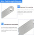 40 Pcs Stainless Straight Bracket (1.57*0.63 inch) Flat Straight Braces, Metal Fixed Connecting Plate, Can be Used to Repair Furniture, Bookcase, ...