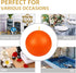 Zest Candle 2-Piece Ball Candles, 4-Inch, Orange...