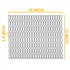 YBM Home 2-Pack Kitchen Sink Grid Plastic Protector Mat Pad Protect Surfaces and Dishes, Non-Skid Dish Protector with Quick Draining Holes, Gray...