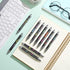 Gueevin 10 Pcs Inspirational Ballpoint Pens Motivational Quote Pens Retractable Funny Pens Black Ink Pen Set with Stylus Tip Colorful Metal Encour...