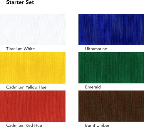 Daler Rowney System3 6-Tube Acrylic Paint Set for Adults - Acrylic Painting Supplies for Artists and Students - Acrylic Paints for Murals Canvas a...
