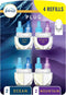 Febreze Odor-Fighting Fade Defy PLUG Air Freshener, Mountain, Ocean, 87 fl. oz. Oil Refills, 4 Refills (2 of Each)...
