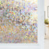 Haton Window Privacy Film, Stained Glass Rainbow Film Decorative Window Clings, Static Cling Sun Blocking Stickers Decals Coverings Tint for Home ...