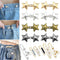 22 Pieces Pant Waist Tightener, No Sew and No Tool Detachable Button Pins for Jeans, Button for Jeans to Make Tighter, Adjustable Waistband Tighte...