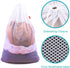 Mesh Laundry Bag Heavy Duty Drawstring Bag, Factories, College, Dorm, Travel and Apartment Dwellers, 24 x 36 Inches, 2 Pack, Black&White...