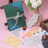3 Pcs Flower Background Metal Cutting Dies Including Flower Strip, Rose Frame and Flower Corner Die Cuts Embossing Stencils Template for DIY Scrap...