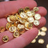 Gold Coins 10Pcs Miniature 1:6 Scale Metal Coin - St Patrick Leprechaun, Pirate Treasure, Dollhouse Coins(gold)...