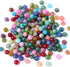 Cadikez 400PCS Natural Stone Beads 8MM Smooth Round Agate Gemstone Beads Spacer Beading Colorful Loose Beads Charms for DIY Bracelet Necklace Earr...