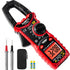 KAIWEETS HT206A Clamp Meter Multimeter TRMS 4000 Counts, Auto-ranging Amp Voltage Tester with Backlight, Measures AC Current, AC/DC Voltage, Capac...
