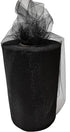 Lauthen.S Black Tulle Roll Spool Fabric for Sewing, Crafts and Wedding Baby Shower Party Decoration 6" x 100 Yards(300 Feet) Decorative Tulle Spoo...