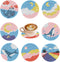 GLOYER 8 Pcs Diamond Painting Coasters,Ocean Whale Diamond Painting Kits Accessories for Beginners Adults and Kids for Home Decoration Gifts(3.94x...