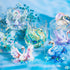 Yoksas Holographic Shiny Fantasy Starry Swan Stickers - 60Pcs Waterproof Clear Glitter Aesthetic Scrapbook Stickers for Junk Journals,Planner,Resi...