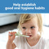Dr. Brown's Infant-to-Toddler Training Toothbrush Set, Mint Elephant with Fluoride-Free Strawberry Baby Toothpaste, 0-3 Years...