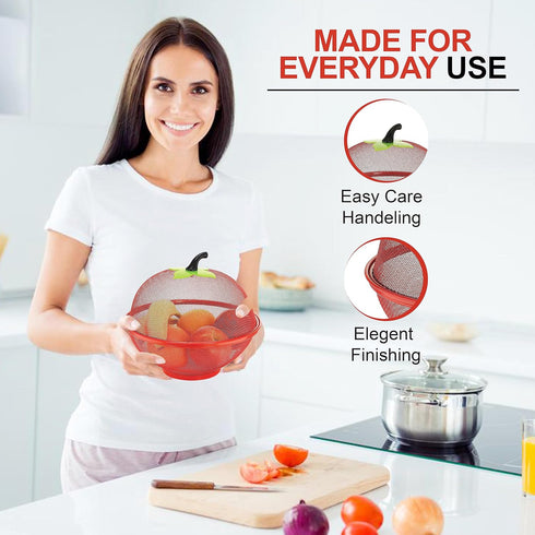 Kovot Apple Shaped Mesh Fruit Basket | Keep Freshness In & Bugs Out...