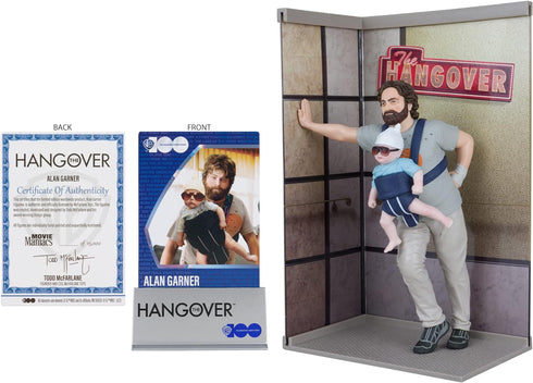 McFarlane Toys - WB 100: Alan Garner (The Hangover) Movie Maniacs 6in Posed Figure...