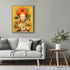Posterizer 1 pcs-redhead vintage woman with fruits collage-Abstract & Modern Art-Retro Art-Gift for Art Lovers-Art for Cafe, Restaurant, Coffee Ba...