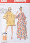 Simplicity UV5628OS 1970's Vintage Fashion Women's Caftan Sewing Pattern Kit, Code 5628, Sizes 8-40...