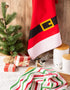 DII Holiday Dish Towels Christmas Kitchen Décor, 18x28, Santa Belt, 2 Piece...
