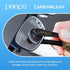 CarbonKlean Peeps Glasses Cleaner - for Eyeglasses, Reading Glasses, and More - Lens Cleaner with Carbon Microfiber Tech - Blue Soft Touch - 1 Cou...