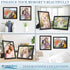 Icona Bay 8x10 Black Picture Frame Beautifully Detailed Molding, Contemporary Picture Frame Set, Wall Mount or Table Top, Inspirations Collection...