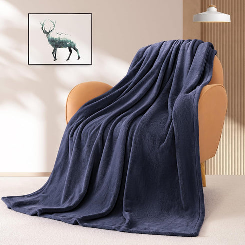 BEAUTEX Fleece Throw Blanket for Couch Sofa or Bed Throw Size, Soft Fuzzy Plush Blanket, Luxury Flannel Lap Blanket, Super Cozy and Comfy for All ...