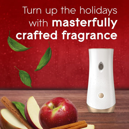 Glade Automatic Spray Refill, Air Freshener for Home and Bathroom, Autumn Spiced Apple, Limited Edition Scent, 6.2 Oz...