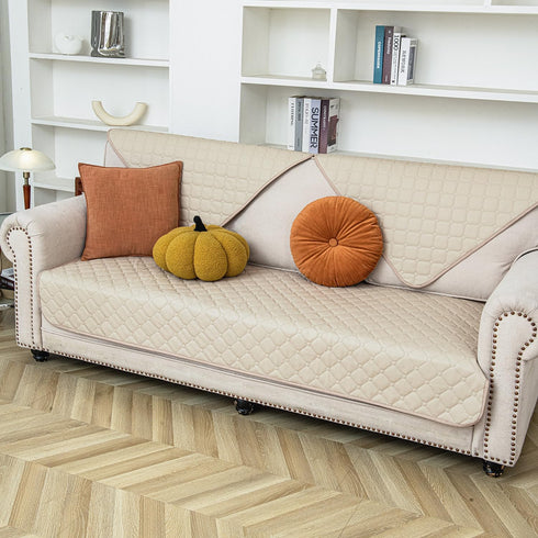 Ameritex Waterproof Dog Couch Cover Faux Leather with Anti-slip Back New Pattern Pet Bed Cover Furniture Couch Sofa Car Seat Cover for Puppy Kids ...