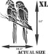 Parrot Stencil, 10.5 x 14 inch (XL) - Animal Wildlife Macaw Bird Stencils for Painting Template...