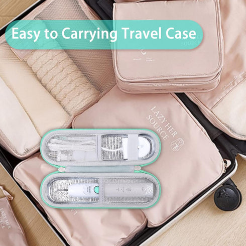 khanka Hard Electric Toothbrush Travel Case with 2 Pack Toothpaste Cap, Compatible with Philips Sonicare ProtectiveClean 4100 5100 5300 6100 6500,...