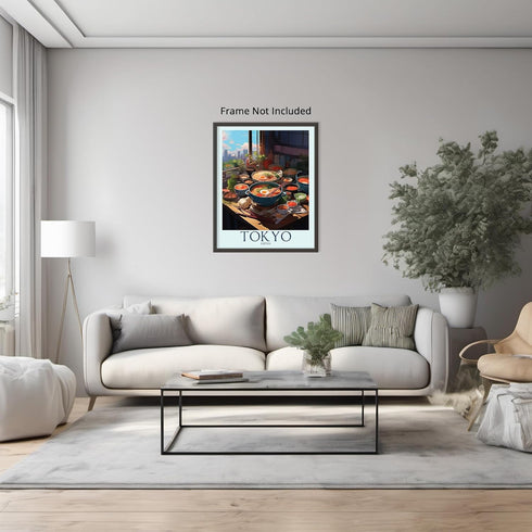 Posterizer 1 pcs-travel poster-Tokyo Japan-Adventure Wall Art Gift for Men Women Entrepreneur Teens Decor for Home & Office- unframed wall art...