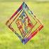 Dawhud Direct Rainbow Butterfly Kinetic Wind Spinners for Yard and Garden Wind Spinner Outdoor Metal Large Hanging Rainbow Decor Magic 3D Garden A...