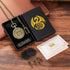 Mini DND Dice Set Steampunk Dragon Bronze Pocket Watch Shell Case, 7pcs Polyhedral Metal D&D Dice Set, DND Gifts with Gift Box for Men Player, Rol...