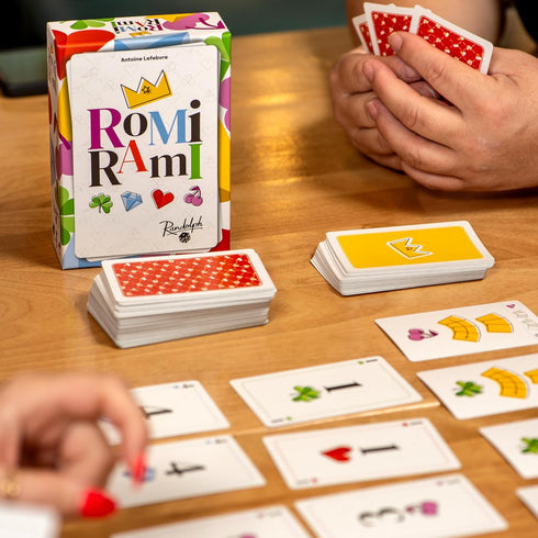 Romi Rami | Rummy Inspired Card Game | Ages 8+ | 2 to 4 Players | 30 Minutes...
