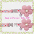 Small Dog Collar with Flower, Puppy Collar for Girl Dog Collars for Small Dogs Cute Dog Collar with Bell, Adjustable Length (Pink)...
