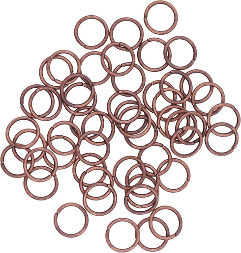 Mandala Crafts Small Jump Rings for Jewelry Making – Metal Jump Rings for Crafts – Jump Ring Jewelry O Rings Antique Copper Jump Ring Kit 4mm 5mm ...
